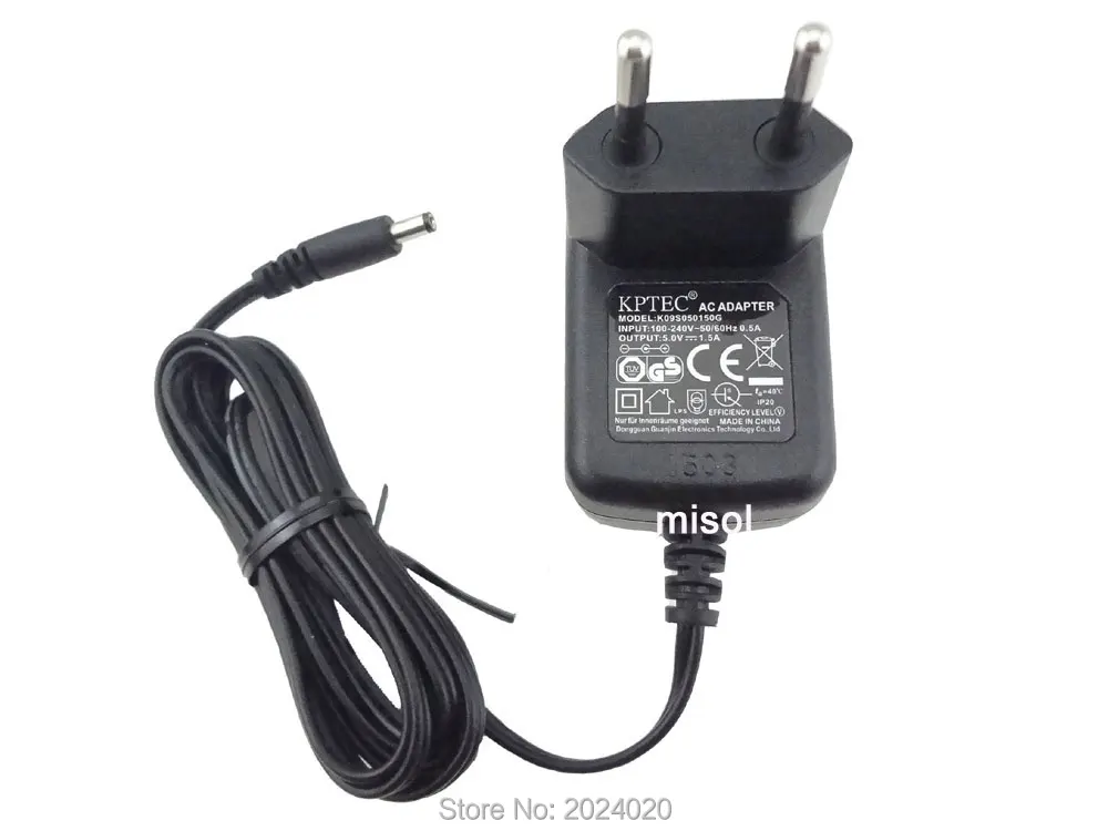 

EU 5V 1.5A 100-240v Power adapter AC-DC EU plug 3.5*1.35*7mm, CE, GS, RoHS