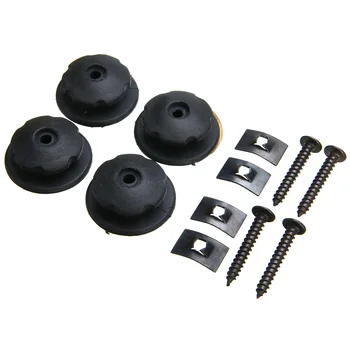 

4Pcs Plastic Car Cargo Trunk Mounting Point Auto Rear Organizer Luggage Net Hardware Hanging Hook with Screw