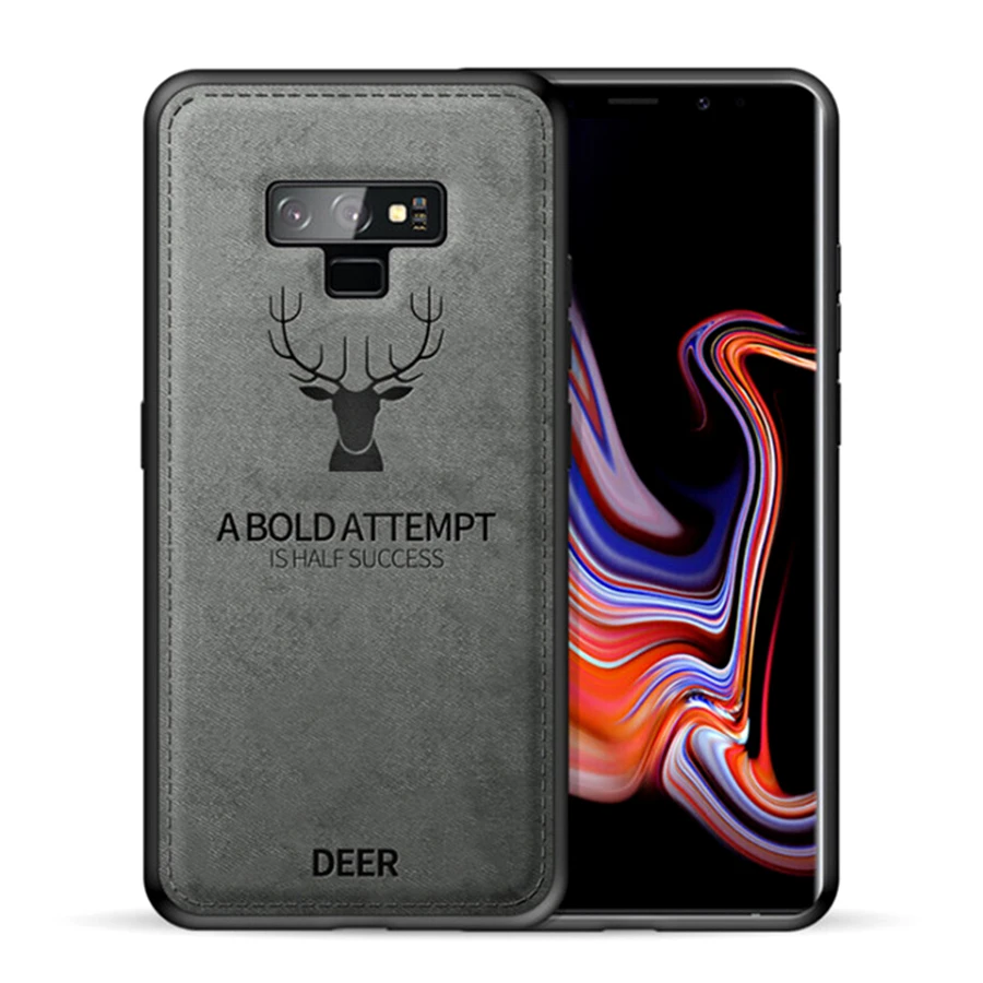 Тканевый чехол с оленем для samsung galaxy s20 fe note 20 ultra 10 9 8 s9 s10 plus lite s10e Мягкий