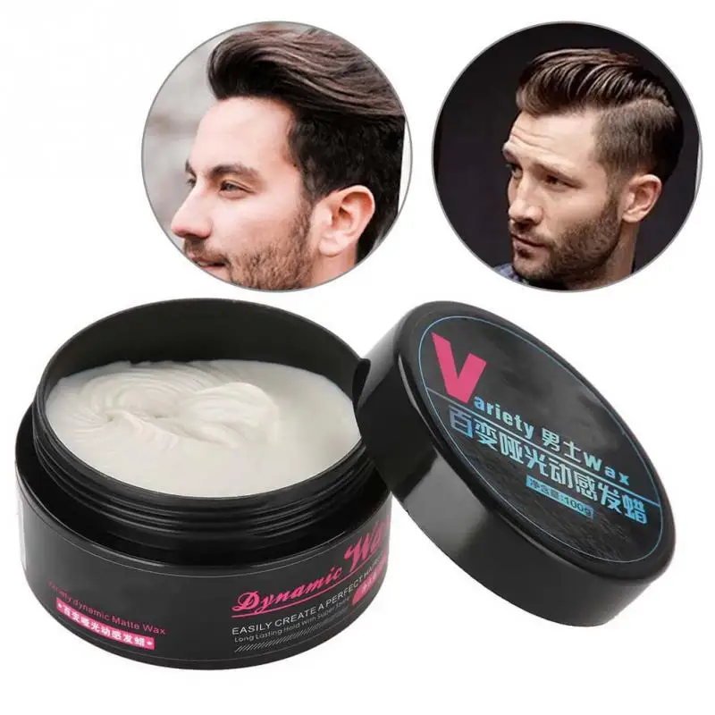 100g Natural Hair Clay Long lasting Fluffy Hair Mud For Hair Styling