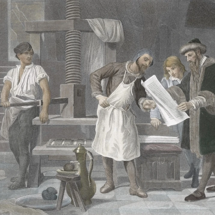 Johannes Gutenberg german Inventor and Publisher Poster Print by Science Source (36x24)|Таблички и знаки| |