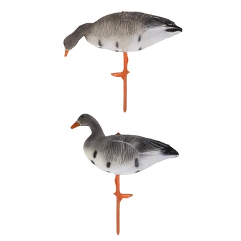 

Portable 3D lifelike Full Body Goose Shooting Hunting Decoys Lawn Garden Yard Decors Hunter Greenhand Gear For Hunting Training