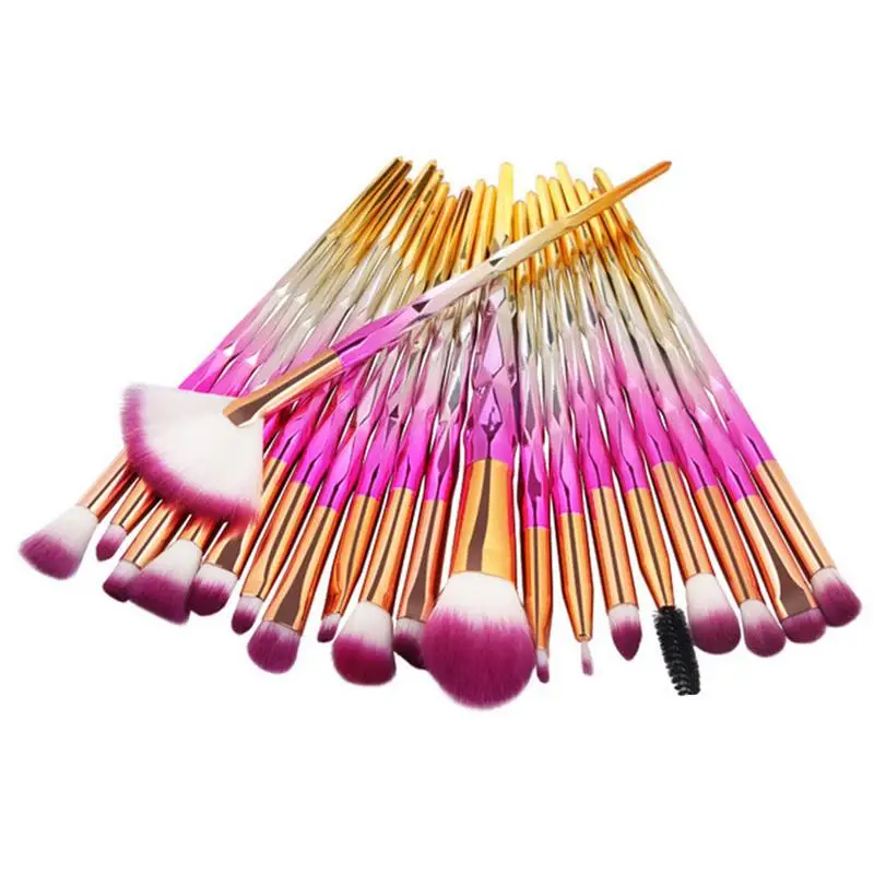 

1/12/20Pcs Makeup Brushes Set Diamond Powder Eye Shadow Foundation Concealer Blush Lip Cosmetics Make Up Beauty Brush Tool 40