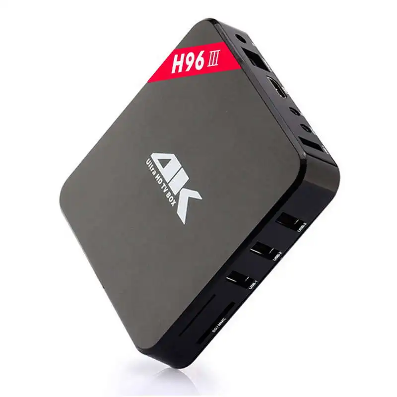 H96-Iii Android 7.1 Smart Tv Box Amlogic Rk3328 Quad Core Wifi 2.4G 4K Video Media Player For Netflix Youtube H962 Set-Top Box