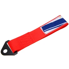 

1PC Red Towing Rope High Strength Nylon trailer Tow Ropes Racing Car Universal Tow Eye Strap Tow Strap Bumper Trailer