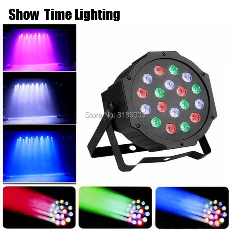Высокое качество 18 led лампы для сцены светильник светодиодный RGB DMX 512 7CH мини par LED