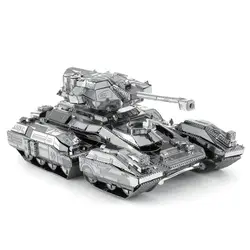 Творческий скорпион танк 3D Металл высокого качества DIY лазерная резка Пазлы Модель игрушка