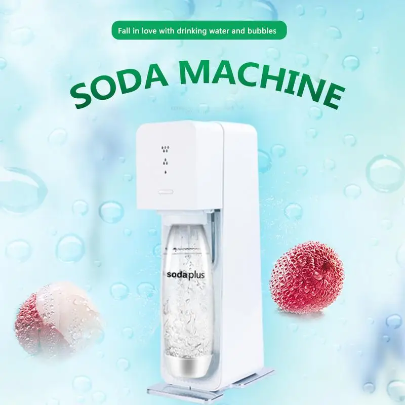 

Desktop Soda Bubble Water Machine Home Commercial Homemade Carbonated Drinks Cold Drink Machine Beverage Making Accessories