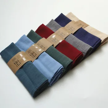 

Table Napkins Western Dinner Serviette Tea Towels Home Cleaning Cloth Kitchen Dishcloth 30*40CM Cotton Linen