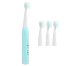 Сменная электрическая зубная щетка с зарядкой от USB, портативная зубная щетка для родителей, детей, ежедневное использование