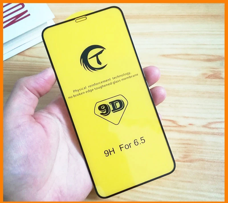 Закаленное стекло 9D для Apple iphone 6 8X7 PLUS XR XS Max пленка на весь экран 50 шт./лот |
