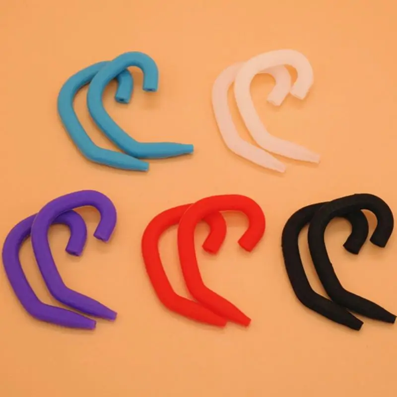 1 Pair Ear Hook Eco-friendly Earphone Holder Waterproof Soft Sports Loop Hanger Earhook Silicone Earphone Accessories  #7 ► Photo 3/6