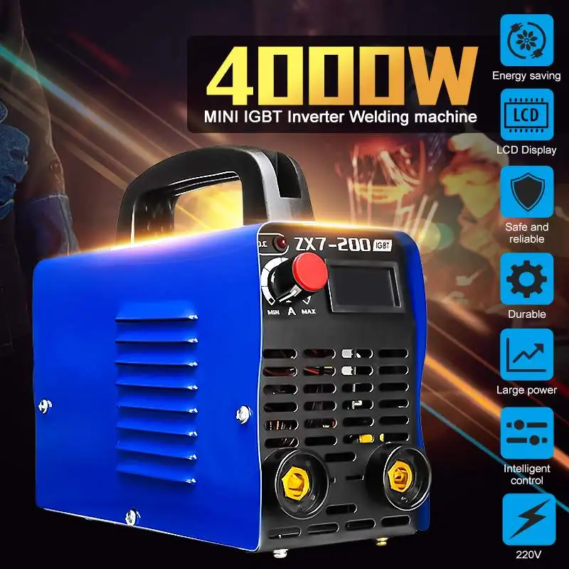 

Handheld Mini MMA Electric Welder 220V 10-200A Inverter ARC Welding Machine for Welding Working and Electric Working