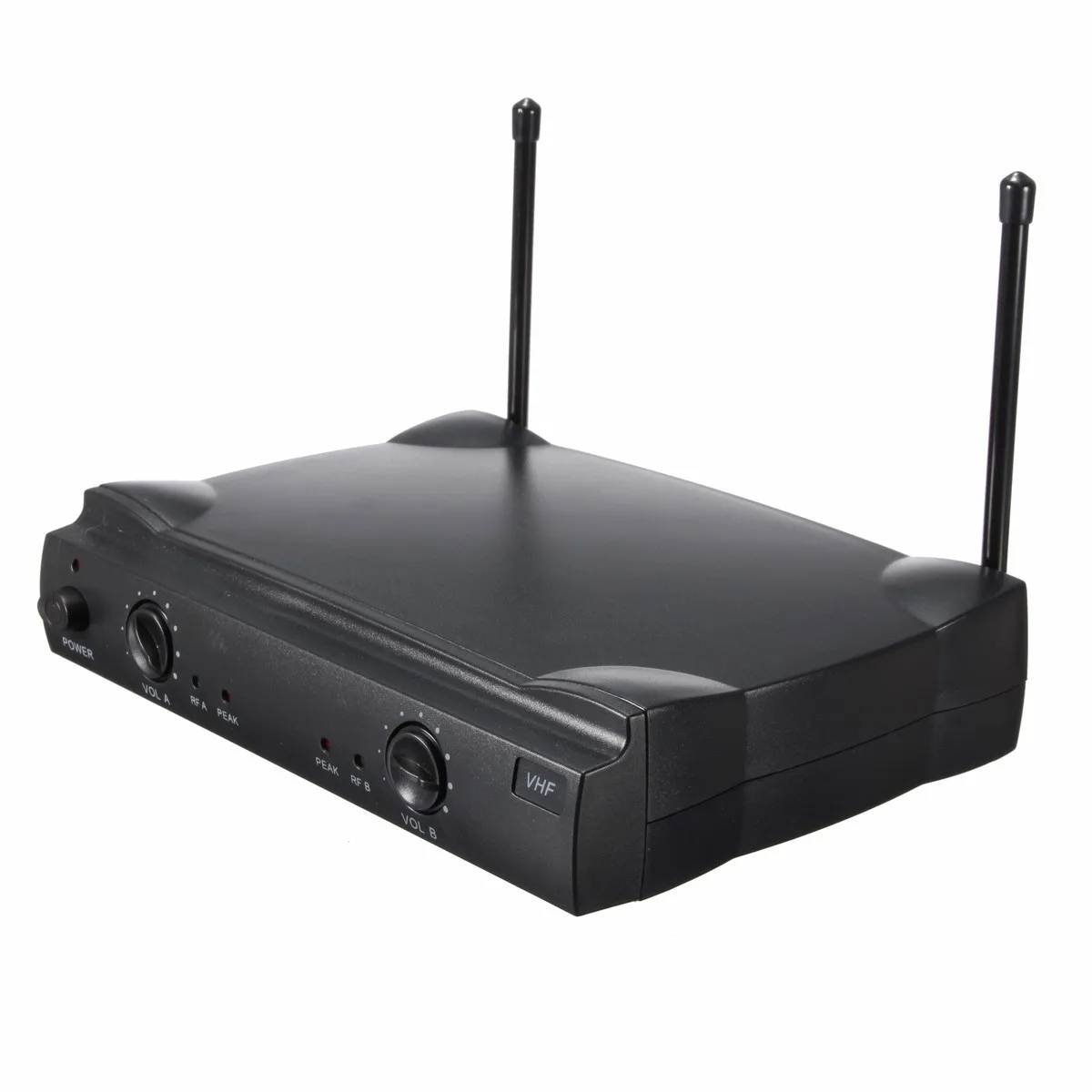 ELEGIANT беспроводной двухканальный VHF микрофон Система регулируемый домашний KTV