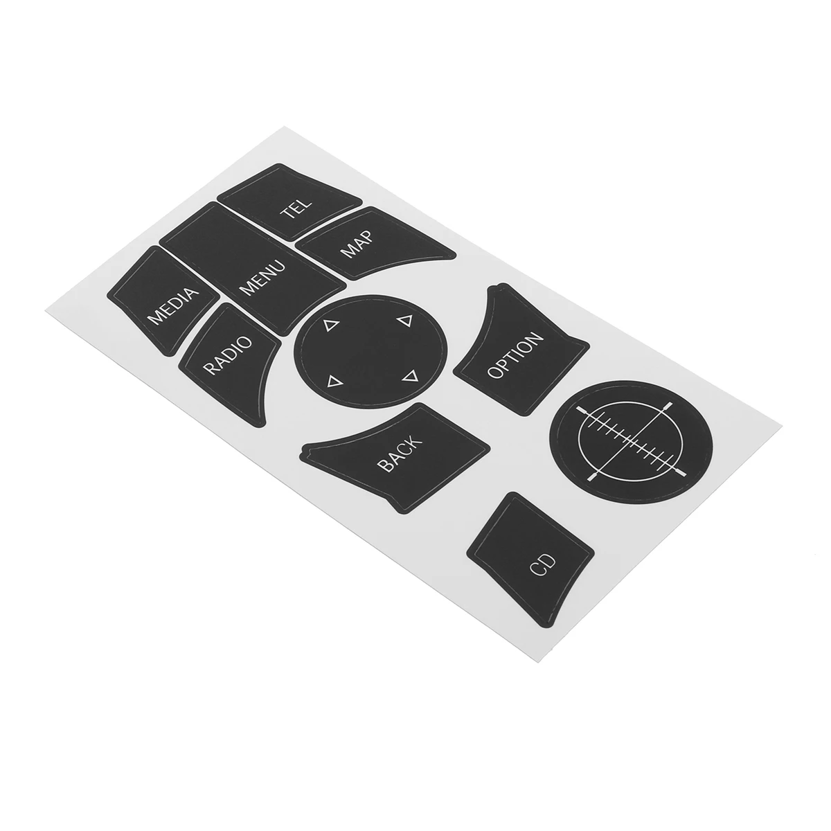 

1 Set Car Universal For iDrive Repair Kit Replacement Control Stickers New Fix Faded Ugly Buttons For BMW 3 Series & 5 Series