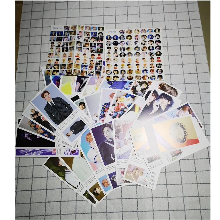 Набор открыток Kpop Seventeen The8 Vernon collectic Photocards Hoshi Dino декоративные наклейки DIY 200 шт