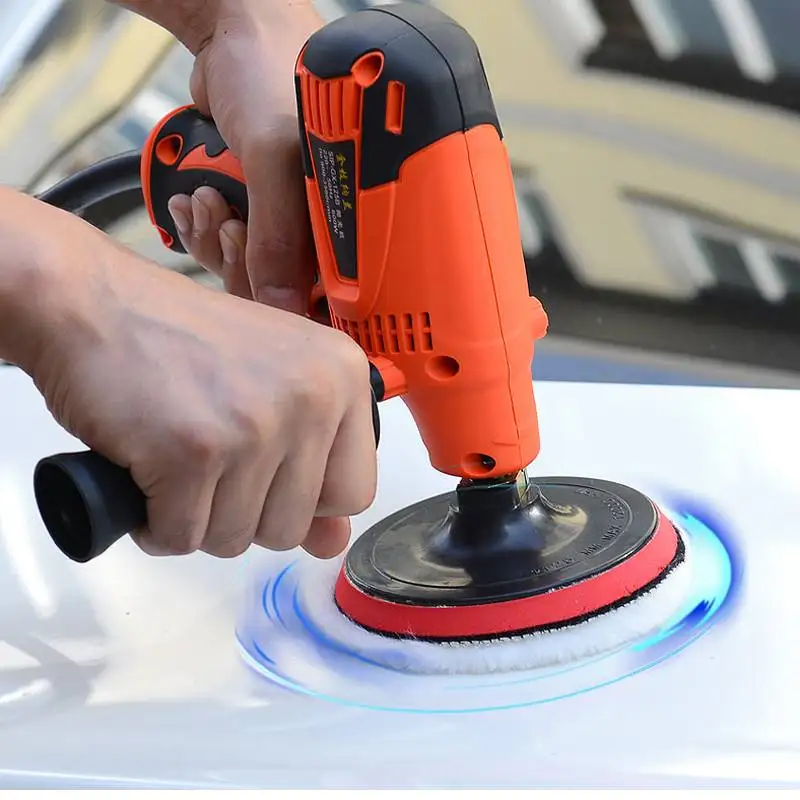 

220v 800w Electric Car Polisher Waxing Machine Cleaner Paint Care Polish Machine With Six Speed Control Function