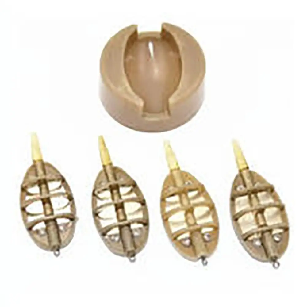 

New 15g-35g Durable Inline Method Mould Fishing Feeder Set Carp Tackle Accessories