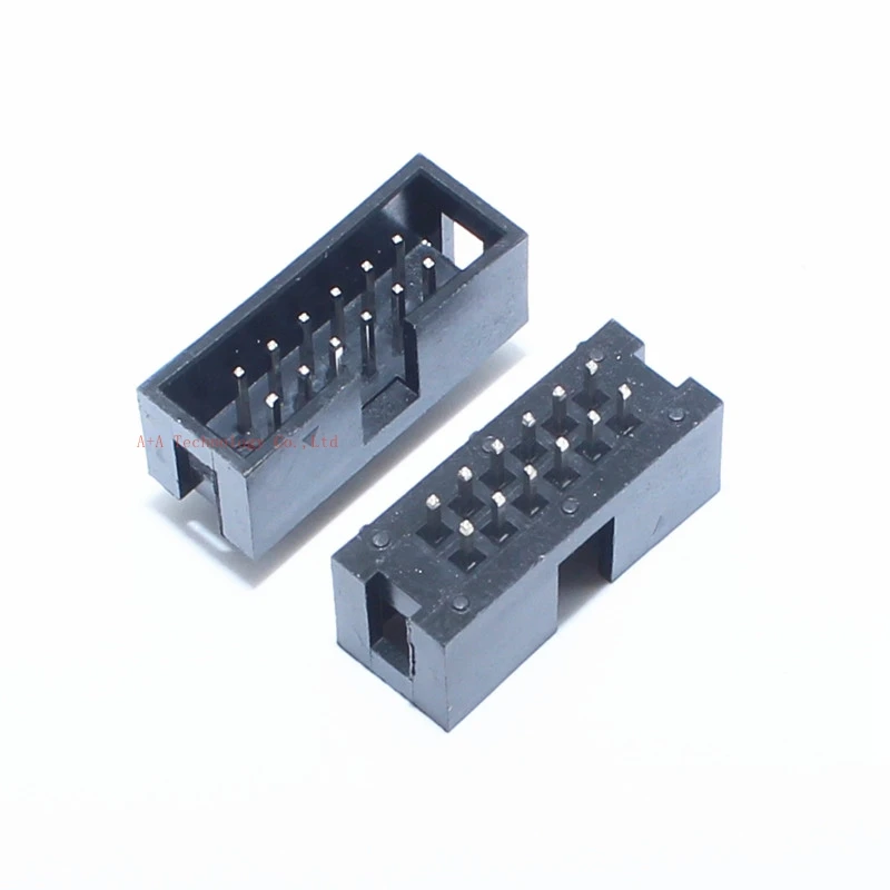 5 шт. dc3 12p 2 54 мм Шаг JTAG ISP гнездо прямой idc коробки заголовки PCB разъем двухрядный