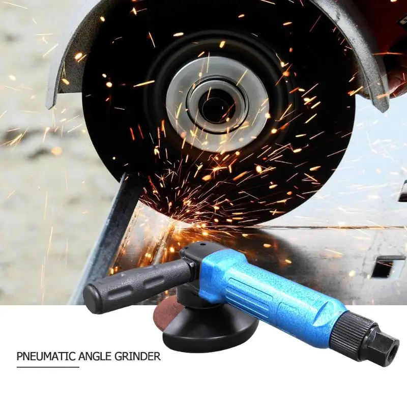 

4 Inch Pneumatic Angle Grinder Industrial Polishing Air Angle Sander Buffer for Machine Polished Cutting Operation