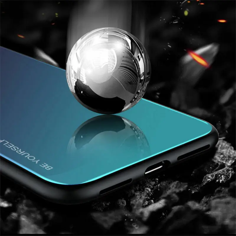 Protective Coque Phone Case For OnePlus 6 6T Shockproof Bumper Gradient Tempered Glass Case Cover Capa For OnePlus 6 6T Fundas Protective Coque Phone Case For OnePlus 6 6T Shockproof Bumper Gradient Tempered Glass Case Cover Capa For OnePlus 6 6T Fundas