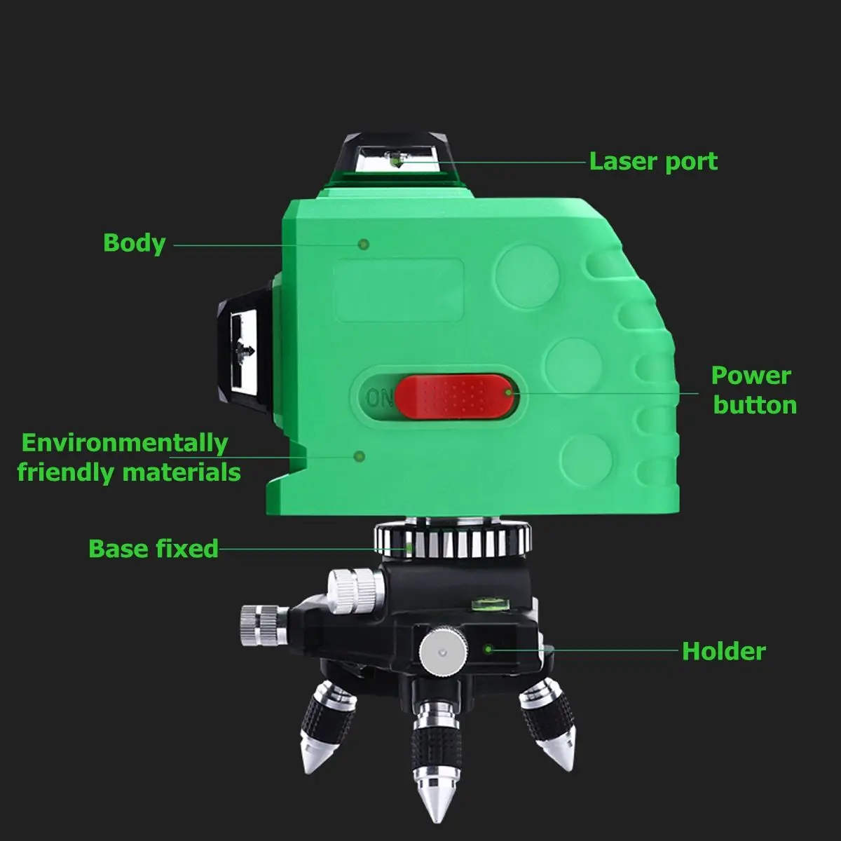 12 Line 360 Horizontal Vertical Cross 3D Green Light Laser Level Self-Leveling Measure Super Powerful Laser Beam