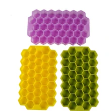 Сетки соты кубики льда форма FDA силиконовые мороженое чайник Форма для сладостей DIY Pops йогурт Холодильник Морозильник Мороженое Инструменты