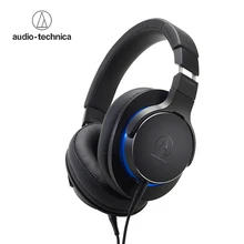 Audio-Technica ATH-MSR7b через наушники-вкладыши гарнитура Музыка Наушники Hi-Fi закрытые динамический профессиональный наушники с микрофоном