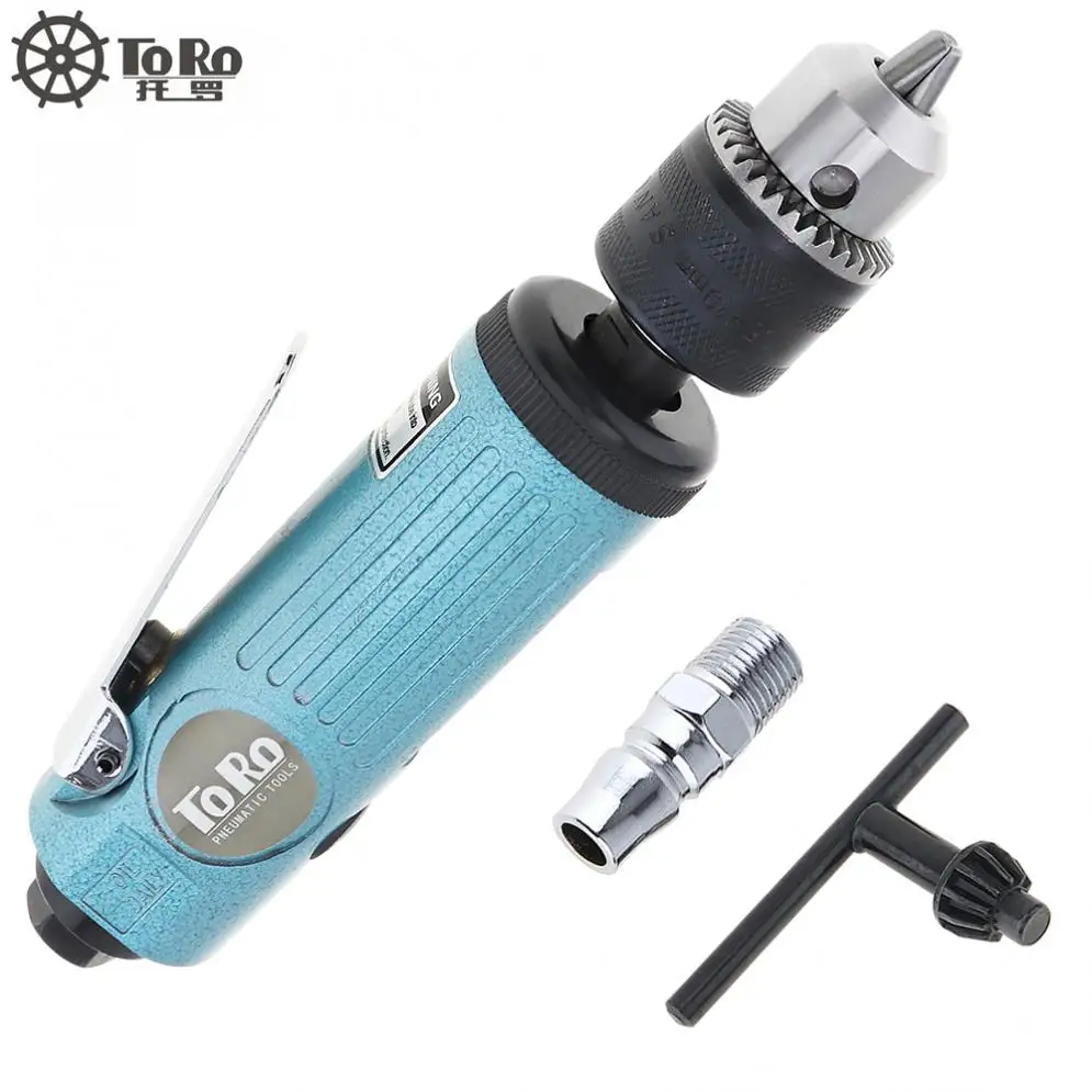 

TORO 22000RPM High Speed Straight Pneumatic Drill Machine with 1.5-10mm Chuck for Drilling / Grinding