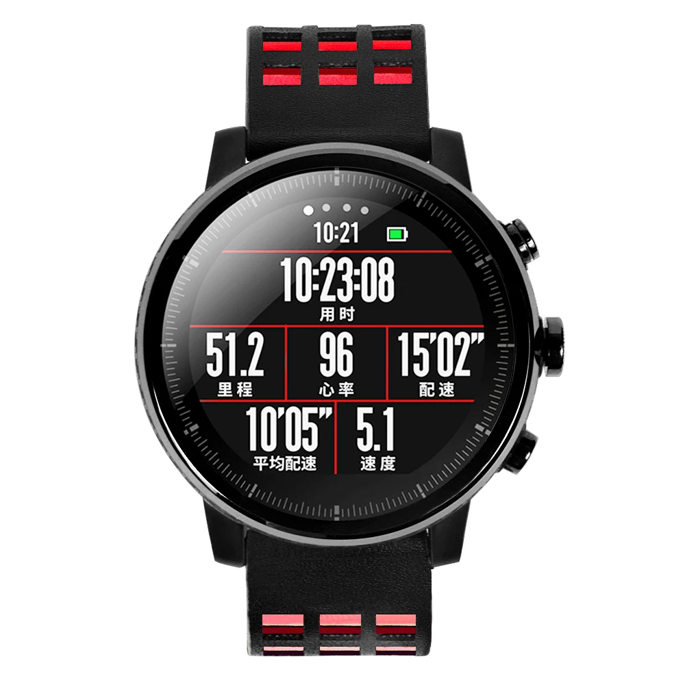 

Straps Bracelet for HUAMI Amazfit Stratos Smart Watch 2/2S Leather Smart Watch Band Wrist Straps