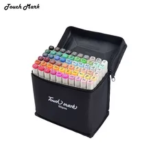 Touchmark лазерный маркер 30/40/60/80/168 Цвета Ручка Кисть алкогольных жирной чернила на водной основе художественный маркер для манга двойной головой маркеры для эскизов