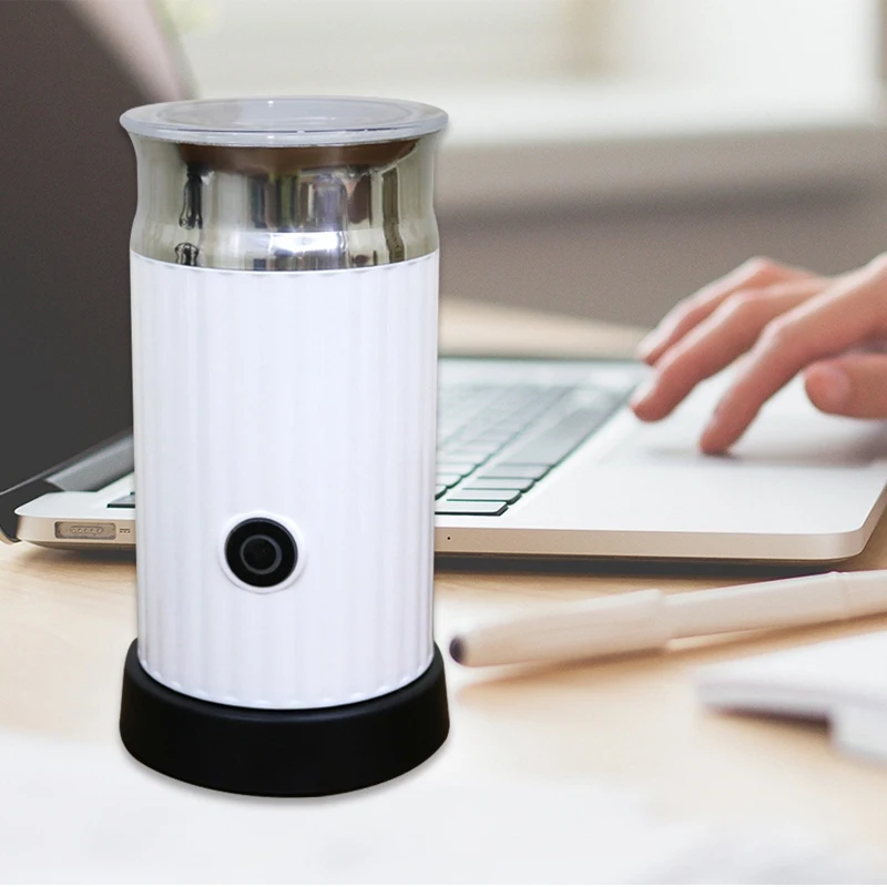  Eu Plug Automatic Milk Frother With Stainless Steel Container For Soft Foam Cappuccino Electric Cof