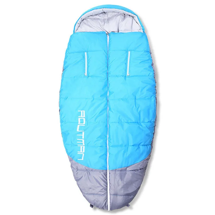 Большой размер 210*100 см, спальный мешок для взрослых, для походов, походов, ультралегкий спальный мешок, сохраняющий тепло, зимний спальный мешок