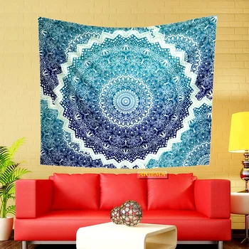 

India Datura Printing Tapestry Modern Minimalist Plants Flowers Wall Murals Aesthetic Comfort Beach Towel Beach Blanket