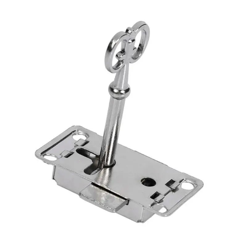 

3pcs/set Classical Lock Restore Antique Drawer Jewelry Cabinet Furniture Hardware Lock Body Drawer Lock with Key