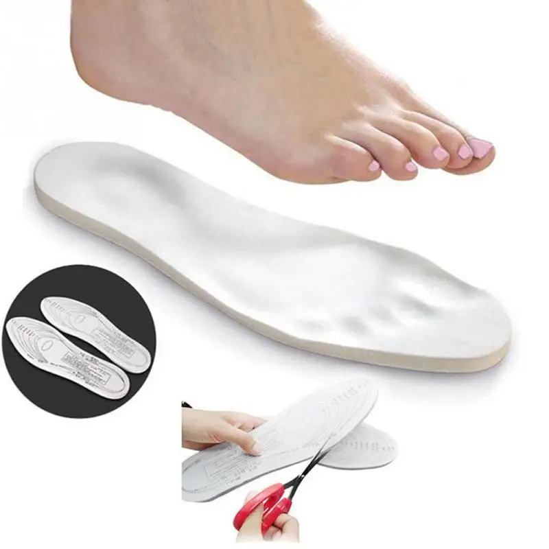 

1 Pair Memory Foam insole Breathable Sweat Absorbing Orthotic Arch Comfortable Athletic Insole Shock Sport Shoes Pad