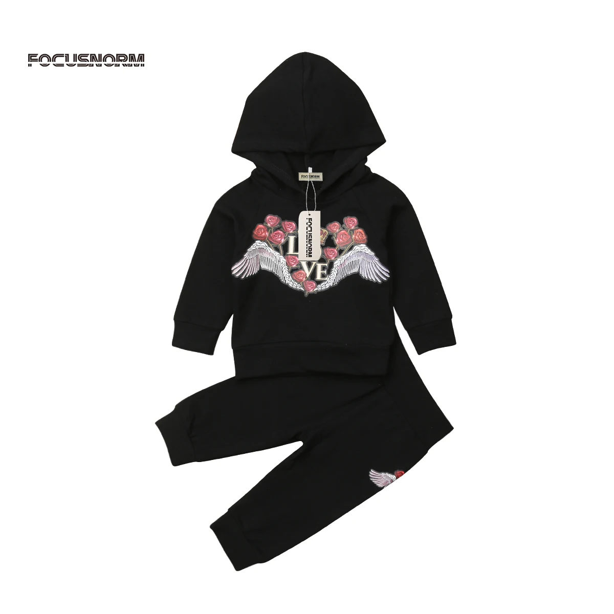 boys rose hoodie
