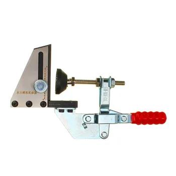 

Wood Oblique Hole Locator Kit Pocket Hole Jig with Clamp Joinery Drill Guide Master Kit Woodworking Tools