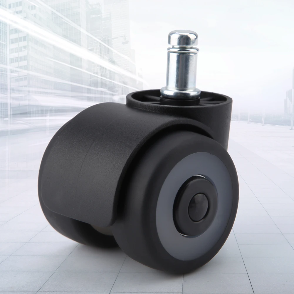 

5pcs 2" Swivel Wheels Office Chair TPR Casters Heavy Duty Home Furniture Replacement Office Chair Caster Wheel