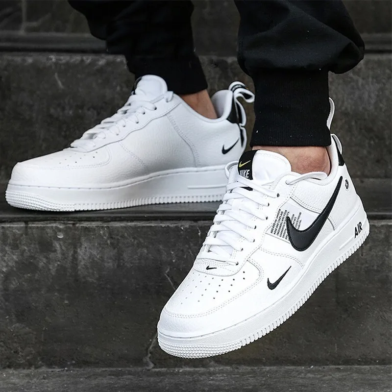 Nike Air Force 1 Official New Arrival Breathable Utility Men Running Shoes Low Comfortable Sneakers #AJ7747