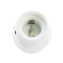 CLAITE AC220V E27 Светодиодная лампа ABS Датчик адаптера свет Управление патрон для дома прихожей энергосберегающие лампы