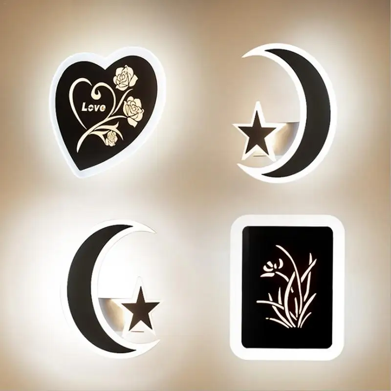 

8W Creative Personality Ultra-thin Led Wall Lamp Bedroom Bedside Lamp Modern Minimalist Living Room Aisle Balcony Stair Light