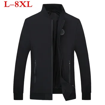

Big Large Size 8xl 7xl New Arrival Spring Jacket Men Brand Clothing Fashion Men Coat Top Quality Patchwork Hip Hop Jacket Male