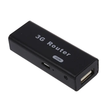 

2 in 1 A15 Mini Smallest Wireless Router 3G/Wi-Fi IEEE802.11b / g / n to 150Mbps 3G Hotspot UBlack Compatible with HSDPA/HSUPA