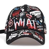 2022 new Fashion Graffiti printing Baseball Cap Outdoor cotton Shade Hat men women Summer Caps adjustable Leisure hats ► Photo 1/6