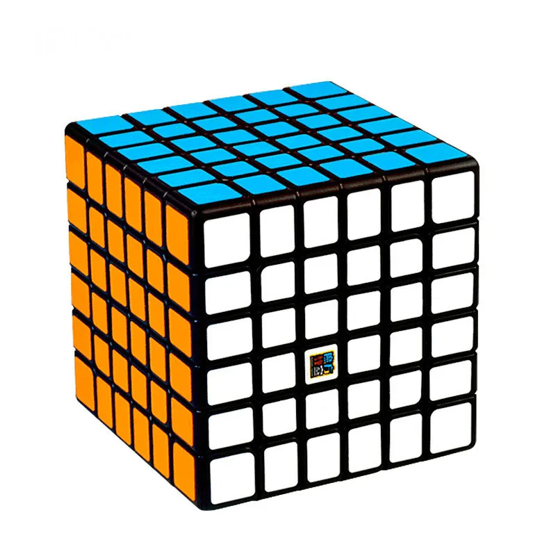 MOYU MF6 6x6x6 куб скорость 6 слоев Черный Stickerless 68 мм головоломка для детей Begginer 6x6