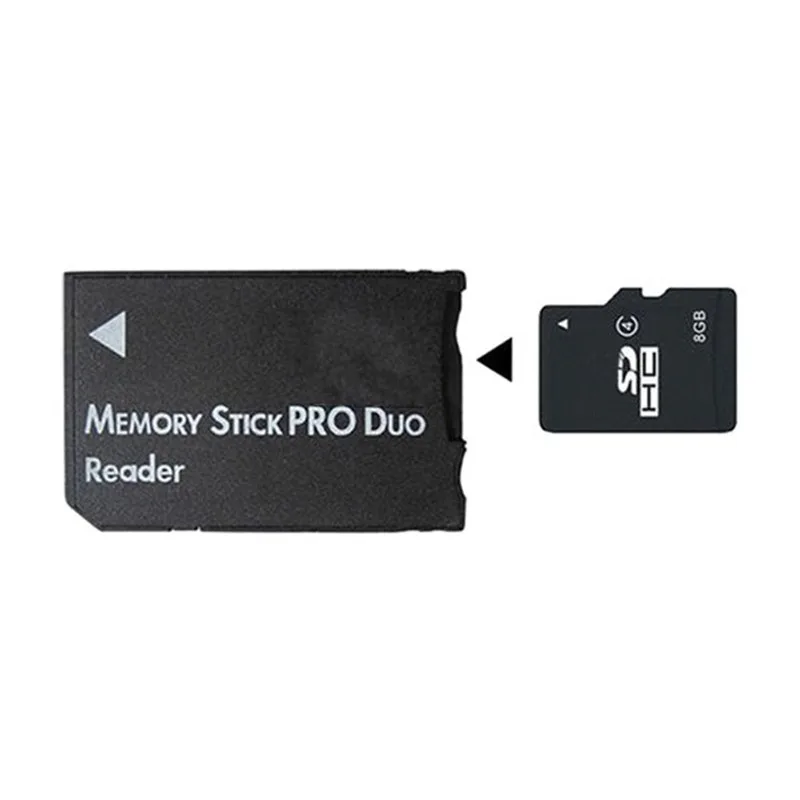 

Top Sale High Quality Micro Digit SDHC TF to MS Pro Duo Card Adapter Converter Memory Stick For PSP 1000 2000 3000