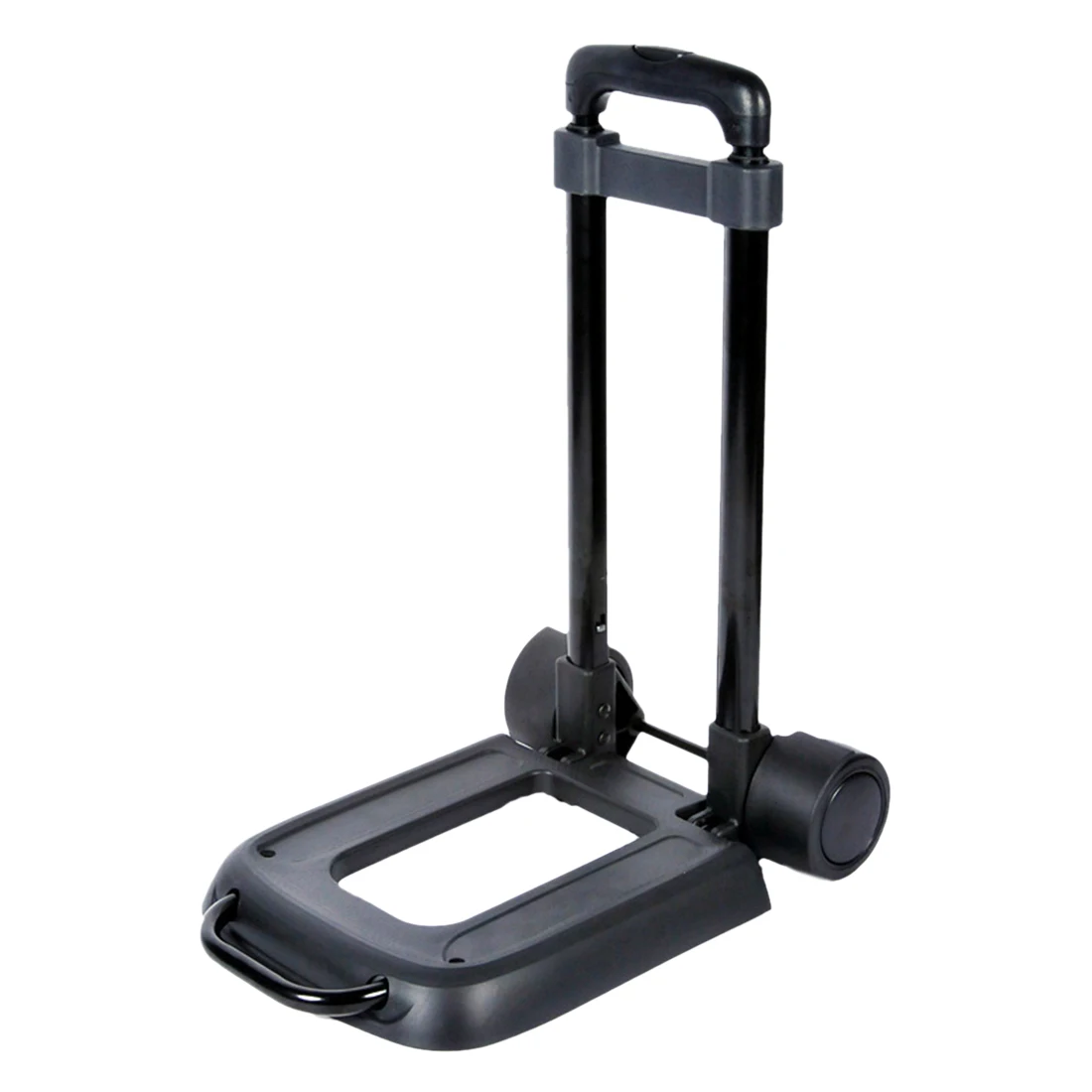

2018 New Foldable Portable Trolley Wheel Shopping Baggage Cart for Shopping Home Travel - Black