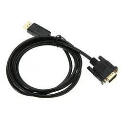 1 шт. HDMI Дисплей Порты и разъёмы VGA Кабель 1,8 м мужчинами видео конвертер Кабель-адаптер для портативных ПК