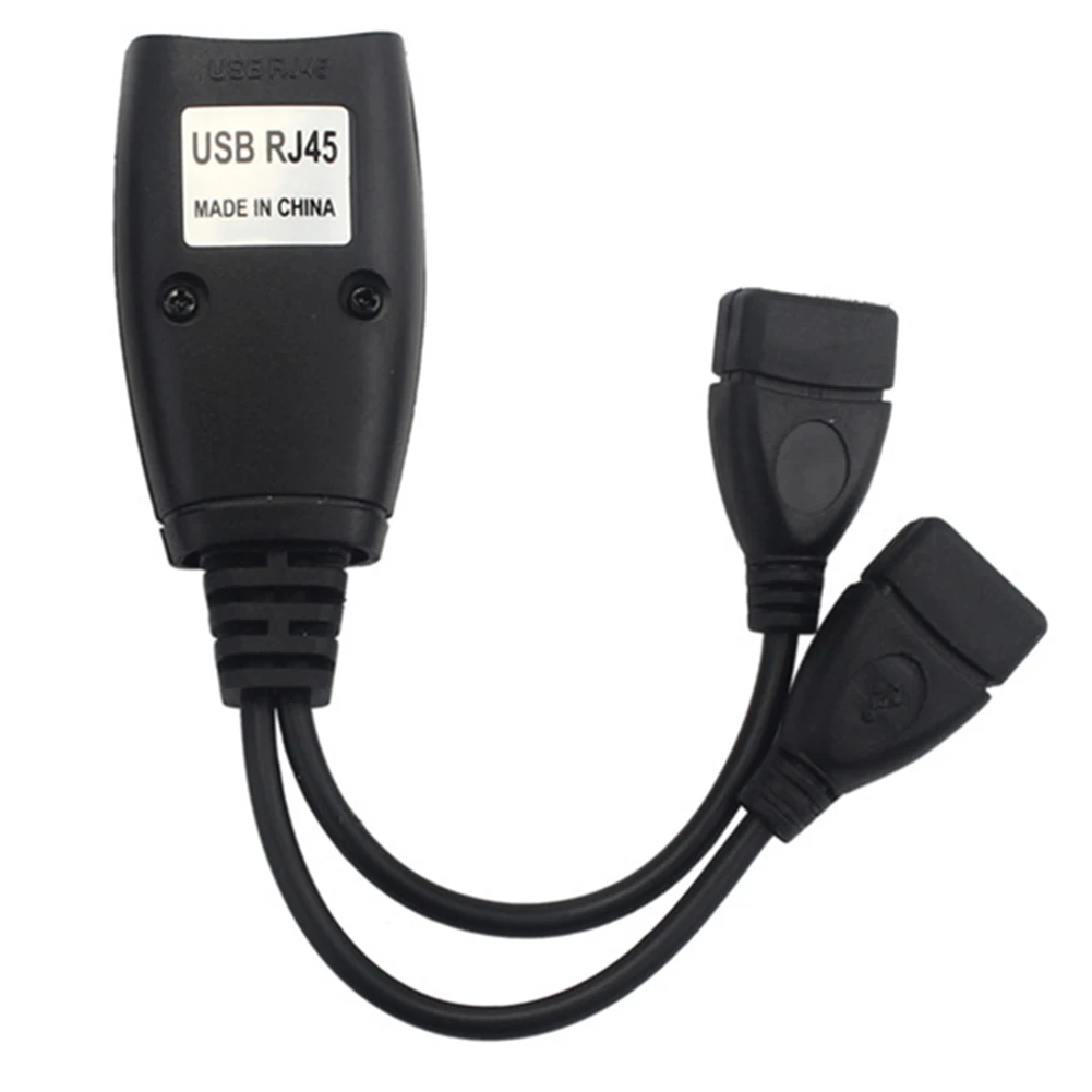 

hot-RJ45 Network Extension Cable USB Adapter Up To 50M Lenght+RJ45 To 2-Port USB HUB